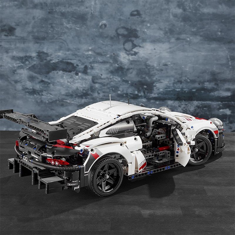 1580pcs Racing Small Particle Building Blocks Model Children's And Adults Bricks Car Toys