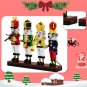 BuildMoc Christmas Nutcracker Building Block Set King Trumpeter Soldier Drummer Knight Figures