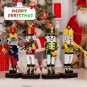 BuildMoc Christmas Nutcracker Building Block Set King Trumpeter Soldier Drummer Knight Figures