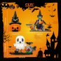 BuildMoc Halloween Fun Brickheadz Building Blocks Set Cute Pumpkin Ghost Trick Bricks Toys