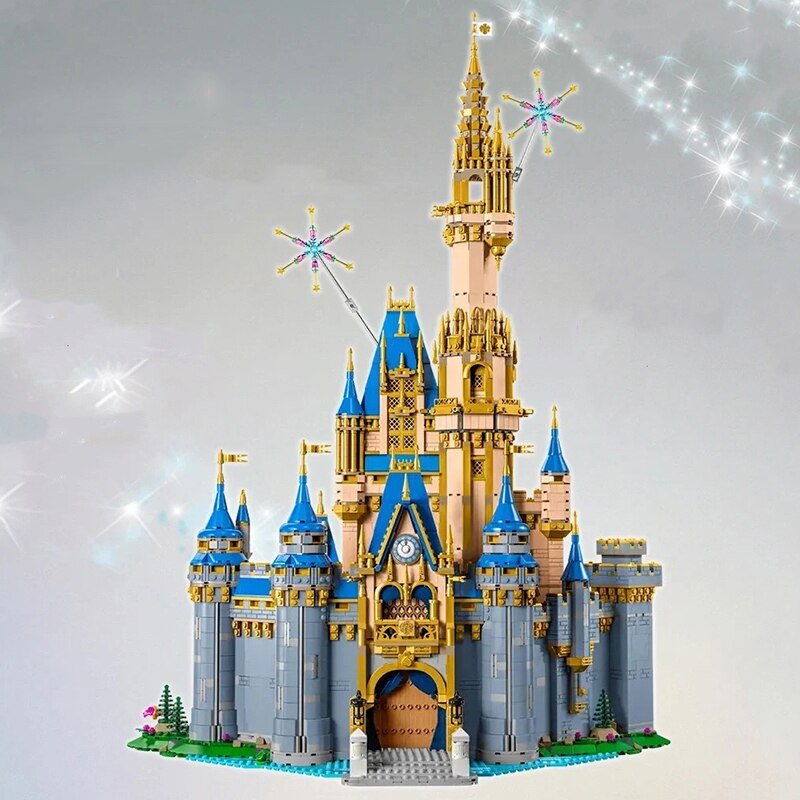 Classic Princess Castle Construction Set Compatible 43222 4837 Pcs Building Blocks Bricks