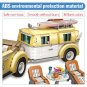 MOC Creative RV Series Beetle Wagon Technical Car Blocks Building City Mini Camper Vehicle Bricks
