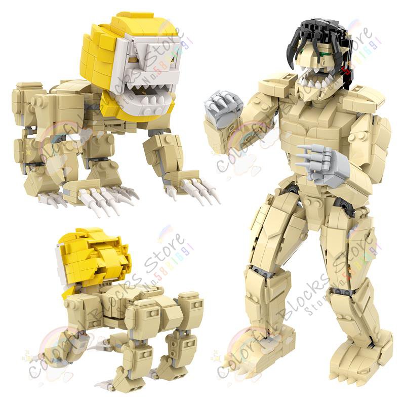 Creative Anime Giant Model MOC Building Blocks DIY Jaw Titan Attack On Titan Characters Decoration