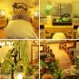 DIY Music Lighting Mini Large Wooden Doll House