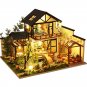 DIY Music Lighting Mini Large Wooden Doll House