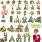 Magnetic Constructor Blocks Set Building Block Game Big Size DIY Magnet Stick Rod Montessori