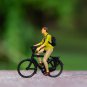 Realistic 1/87 Scale Cyclist Figures Mini People