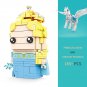 Disney Frozen Buildng Blocks Toys Elsa Anna Olaf Anime Figure Model Bricks Cartoon