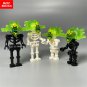 MOC Bricks Halloween Luminous Helmet Action Figure Ghost Building Blocks Accessories Kids