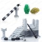 Military Border Defense Site Guard Booth Building Block Assemble WW2 Figures Land Stand