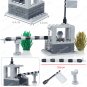 Military Border Defense Site Guard Booth Building Block Assemble WW2 Figures Land Stand