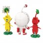 Moc Red and Yellow Pikmined Building Blocks Game Figure The Big Ear DIY