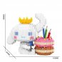 Sanrio Building Blocks Doll Toy DIY Office desk Pen Container Kuromi Pokemon Assemble