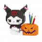 Sanrio Building Blocks Doll Toy DIY Office desk Pen Container Kuromi Pokemon Assemble