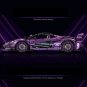 P1 GTR Racing Car 1:8 Model Building Super Sports Vehicle Blocks MOC Ideas Set Fast Speed