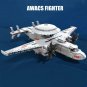 Military WW2 Air Early Warning Airplanes Building Blocks AWACS Fighter War Aircraft Assembly Bricks