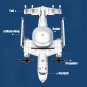 Military WW2 Air Early Warning Airplanes Building Blocks AWACS Fighter War Aircraft Assembly Bricks