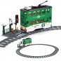 MOC Creative Expert City Electric Rail Vehicle Tramways Metro Tracks Model Building Blocks Bricks