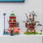 1200pcs Howl's Moving Castle Building Blocks City House Small Particles Assembling