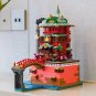 1200pcs Howl's Moving Castle Building Blocks City House Small Particles Assembling