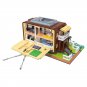 Creative Retro Film And Television Building Blocks MOC Movie Theatre TV Set Brick Home Decor