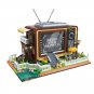 Creative Retro Film And Television Building Blocks MOC Movie Theatre TV Set Brick Home Decor