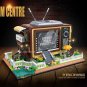 Creative Retro Film And Television Building Blocks MOC Movie Theatre TV Set Brick Home Decor