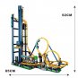 3756 PCS Loop Building Block Bricks Roller Coaster Amusement Park Toy