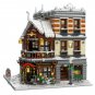 Claus Toys Shop Building Blocks MOC 89143 Winter Christmas Atmosphere Street View Modular House