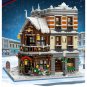 Claus Toys Shop Building Blocks MOC 89143 Winter Christmas Atmosphere Street View Modular House