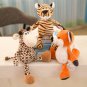 Jungle Animal Stuffed Toys Forest Animals Soft Plush Dog Zebra Elephant Lion Fox Giraffe