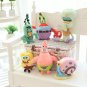 Kawaii Cartoon Anime Sponges A Bobs Squidward Tentacles Patrick A Star Plush Toy Stuffed Animals