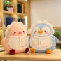Cartoon Pig Penguin Seal Duck Bear Plush Toys Stuffed Doll Lovely Animal Children