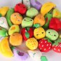 20pc/50pc Cute Fruit Plush Dolls Kawaii Mini Little Fruit Stuffed Toy Cartoon Strawberry