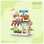 Loz Cute Small Store Pet Shop Coffee Shop Flower Shop Mini Particle Building Blocks