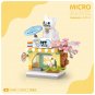 Loz Cute Small Store Pet Shop Coffee Shop Flower Shop Mini Particle Building Blocks