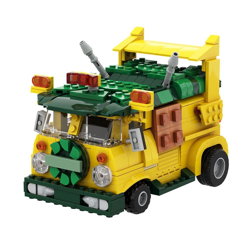 Bricklink Ideas Movie Figures Turtle Brickheadz and Van Party Wagon Creative Expert Car
