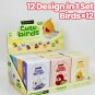 12/set Mini Bird Building Blocks 3D Cute Parrot