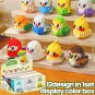 12/set Mini Bird Building Blocks 3D Cute Parrot