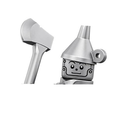 Tin Men Building Small Blocks Mini Action Figure