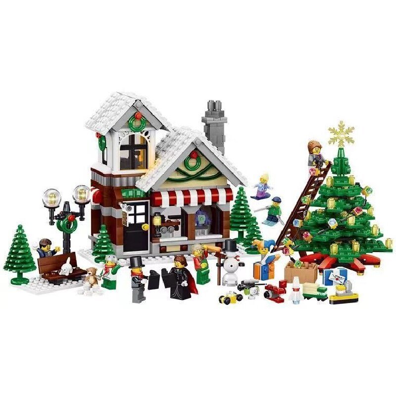 City Creative Expert Winter Village Toy Shop 10249 Building Blocks House Santa Claus Store Bricks