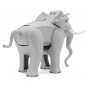 Single Sale Animal Elephant MOC Figure Big Size Cute Animal Building Blocks