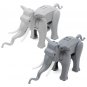 Single Sale Animal Elephant MOC Figure Big Size Cute Animal Building Blocks