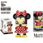 Disney Mickey Minnie Action Figure Blocks Kawaii Anime Figure Building Blocks Diy Assembling
