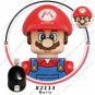 Anime Super Bros Mario Building Blocks Luigi mini Action toy Figures Blocks Toys Bricks