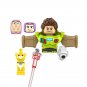 MOC 3pcs Cartoon Buzz Lightyear Action Figures Toy Building Blocks Bricks Story