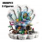 NEW 43225 Mermaid Royal Clamshell Building Blocks Undersea Princess Palace Castle Toys