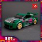 HtMoc 331pcs Moc Speed Champions Racer Cars City sports vehicle building blocks