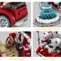 617pcs Technical Classic Car Retro Vintage Car Pull Back Building Blocks STEM Kit Building Block