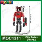 MOC1311 241PCS Creative Series Speaker Man Building Block Skibidi Toilet Game Character Monster
